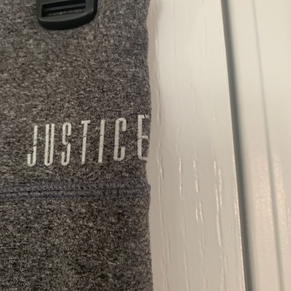 Girls Justice Leggings Gray Size 14/16 - Picture 4 of 6